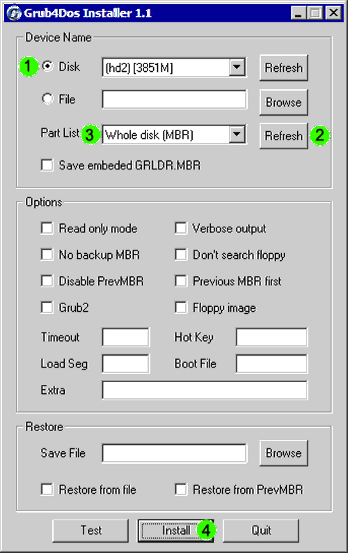 Từng bước tạo USB boot chứa Hirent's BootCD - 2